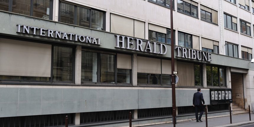 International Herald Tribune: Η τελευταία σελίδα