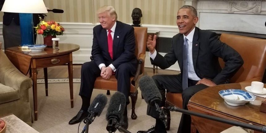 Obama meeting with Trump