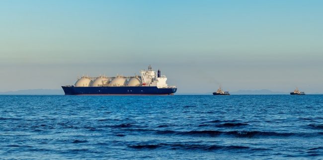 the tanker transports liquefied gas κρίση Ουκρανία